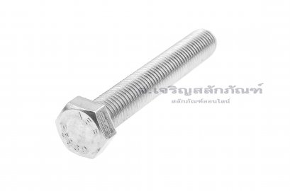 น็อตหัวเหลี่ยมสแตนเลส Stainless Steel Hex Bolt 3/4&quot;x5&quot;