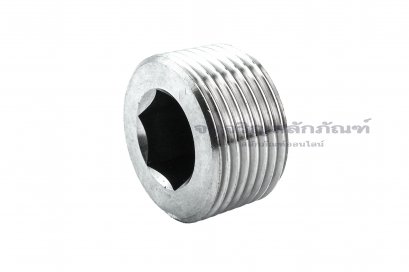 ปลั๊กอุดตัวหนอนสแตนเลส  1&quot; NPT 11.5