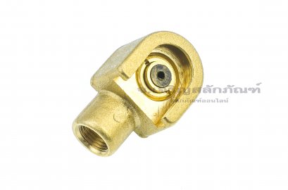 ปลายหัวอัดจารบีแบบกระดุมทองเหลือง เกลียวใน 1/8 PT