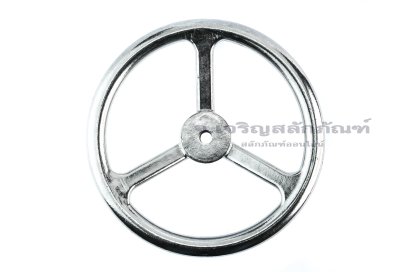 มือหมุนพวงมาลัยสแตนเลส 304 แบบสามก้าน ขนาดเส้นผ่าศูนย์กลาง 250 mm (10&quot;)