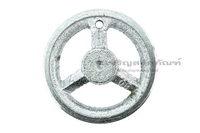 มือหมุนพวงมาลัยเหล็กชุบ แบบสามก้าน ขนาดเส้นผ่าศูนย์กลาง 80 mm (3&quot;) มีเกลียวใส่ด้ามจับ M6