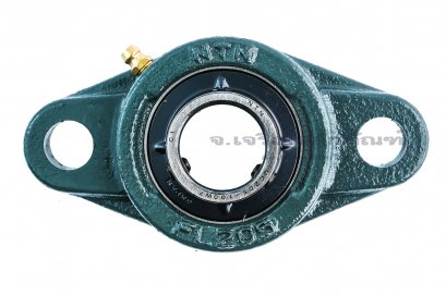 ตลับลูกปืนตุ๊กตาทรงไข่ หน่วยนิ้ว Oval Shape, Pillow Block Bearing NTN รุ่น 1&quot; UC205-100-W7/FL205/UCFL205-100D1 สำหรับเพลาขนาด 1&quot; ( 25.4 mm )