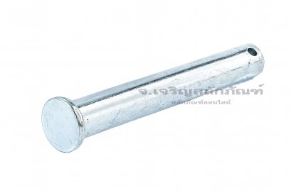 สลักหัวแบนกลม-ปิ๊นหัวแบน (Steel Clevis Pin) ขนาด 14x100 เหล็กชุบกาวาไนซ์