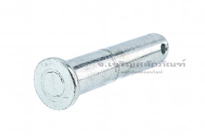 สลักหัวแบนกลม-ปิ๊นหัวแบน (Steel Clevis Pin) ขนาด 14x65 เหล็กชุบกาวาไนซ์