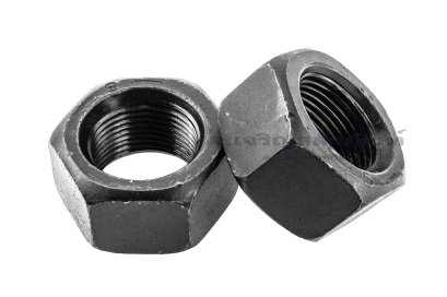 หัวน็อตดำ Hex Nut 1" เกลียว 14 (หัวน็อตเบอร์ 37)