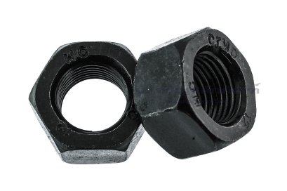 หัวน็อตดำ Hex Nut M16x1.5 (หัวน็อตเบอร์ 24) เกรด 12.9