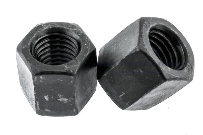 หัวน็อตดำ Hex Nut M18x2.5 (หัวน็อตเบอร์ 27 สูง 27 mm) เกรด 10.9 รุ่นหัวน็อตยาว