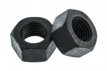 หัวน็อตดำ Hex Nut M22x2.5 (หัวน็อตเบอร์ 33) เกรด 10.9 เกลียวซ้าย
