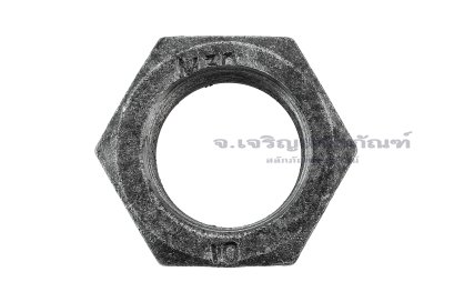 หัวน็อตดำ Hex Nut M32x1.5 (หัวน็อตเบอร์ 45) เกรด 10.9