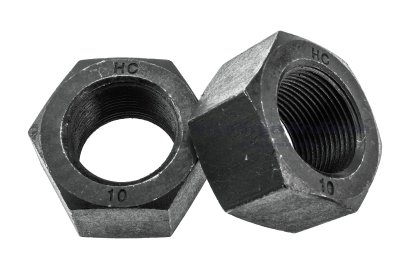 หัวน็อตดำ Hex Nut M33x2.0 (หัวน็อตเบอร์ 49) เกรด 10.9 เกลียวซ้าย