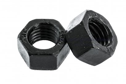 หัวน็อตดำ Hex Nut M12x1.75 (หัวน็อตเบอร์ 19) เกรด 12.9