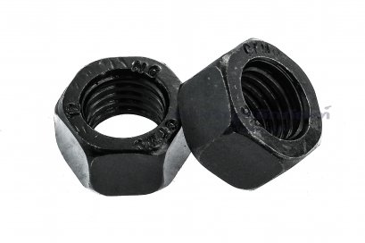 หัวน็อตดำ Hex Nut M18x2.5 (หัวน็อตเบอร์ 27) เกรด 12.9