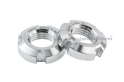 หัวน็อตล็อคสแตนเลส KM M16x1.5 KM Locking Nut