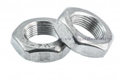 หัวน็อตสแตนเลส M8x0.75 (หัวน็อตเบอร์ 12) รุ่นหัวบางพิเศษ 4.0 mm