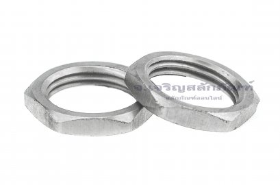 หัวน็อตสแตนเลส M18x1.5 รุ่นบางพิเศษ