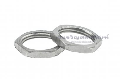 หัวน็อตสแตนเลส M22x1.5 รุ่นบางพิเศษ