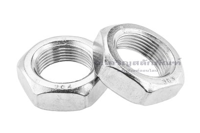 หัวน็อตสแตนเลส M24x1.5 (หัวน็อตเบอร์ 36) รุ่นหัวบางพิเศษ 12 mm