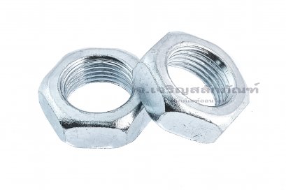 หัวน็อตเกลียวซ้ายเหล็กชุบกัลวาไนซ์ (น็อตตัวเมียเกลียวซ้าย) 3/4&quot; เกลียว UNF 16