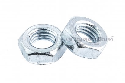 หัวน็อตเกลียวซ้ายเหล็กชุบกัลวาไนซ์ (น็อตตัวเมียเกลียวซ้าย) 5/16&quot; เกลียว UNF 24