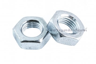 หัวน็อตเกลียวซ้ายเหล็กชุบกัลวาไนซ์ (น็อตตัวเมียเกลียวซ้าย) 7/16&quot; เกลียว UNF 20
