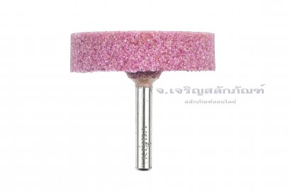 หินเจียรแกน (Grinding Stones) KEIBA ทรงแบน  2&quot;x1/2&quot;x6 mm (กว้างxสูงxแกน)