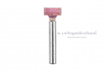 หินเจียรแกน (Grinding Stones) KEIBA ทรงแบน  1/2&quot;x1/4&quot;x6 mm (กว้างxสูงxแกน)