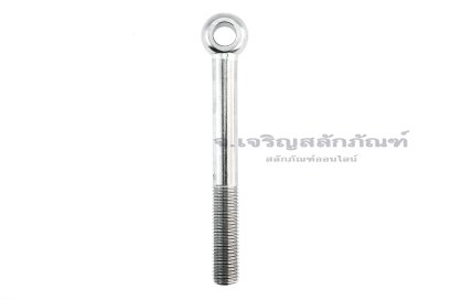 อายโบลท์แกนยาว-น็อตแบบมีห่วงสแตนเลสแกนยาว รุ่นห่วงเล็ก ขนาด M20x180 (ความยาวใต้หัว 164 mm)
