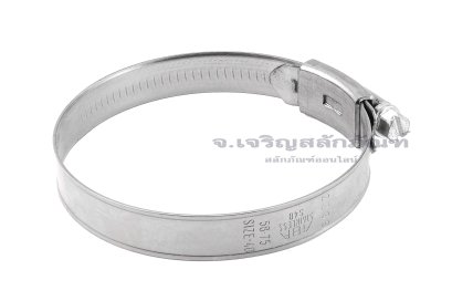 เข็มขัดรัดท่อ ABA S40 สแตนเลส Stainless Steel 304 ขนาด 58-75 mm