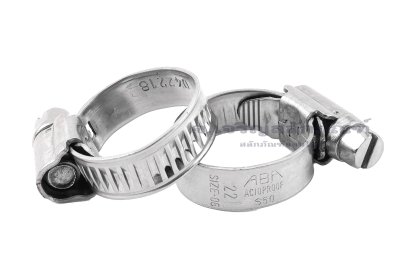 เข็มขัดรัดท่อ ABA S50 สแตนเลส Stainless Steel 316 ขนาด 13-20 mm