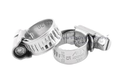 เข็มขัดรัดท่อ ABA S50 สแตนเลส Stainless Steel 316 ขนาด 8-14 mm