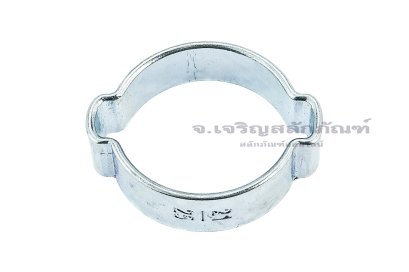 เข็มขัดรัดท่อแบบใช้คีมย้ำ 21-25 mm