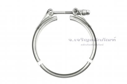 เข็มขัดรัดท่อไอเสียสแตนเลส-ปะกับรัดท่อไอเสียขนาด 5&quot;