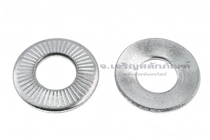 แหวนสปริงจานแบบมีฟันด้านเดียวสแตนเลส แหวนกันคลายสแตนเลส M8