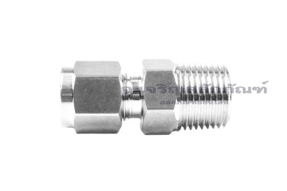 ข้อต่อตาไก่สแตนเลสเกรด 316L (เกลียวนอก x เสียบสาย) 3/8"-18 NPT x 8 mm