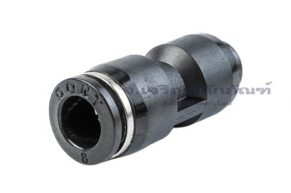 ข้อต่อลมแบบตรงพลาสติก (เสียบสาย x เสียบสาย) ขนาด 8x4 mm