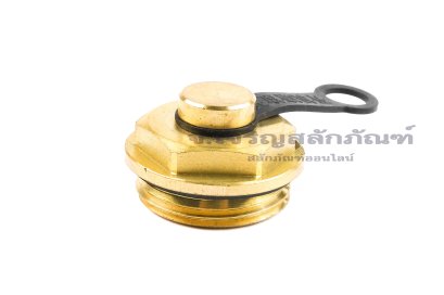ข้อต่อวาล์วหายใจทองเหลือง Breather Valve 1"-11 BSPF
