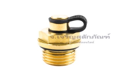 ข้อต่อวาล์วหายใจทองเหลือง Breather Valve 1/2"-14 BSPF