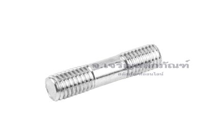 น็อตสตัดเกลียวสองข้างสแตนเลส Stud Bolt M8x1.25x35 ช่วงระยะเกลียว 12.5x12.5 mm