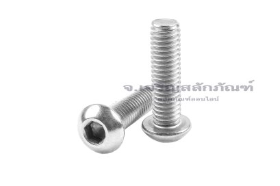 น็อตหัวจมกลมสแตนเลส M6x22