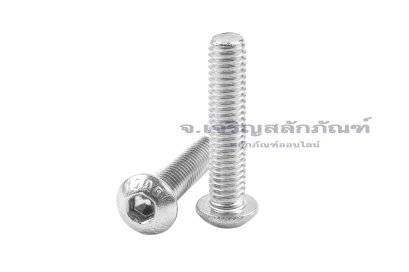 น็อตหัวจมกลมสแตนเลส M6x28