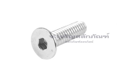 น็อตหัวจมเตเปอร์สแตนเลส 1/4"x1" เกลียว 20 (UNC) เกลียวตลอด