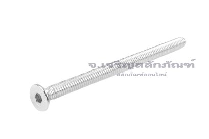 น็อตหัวจมเตเปอร์สแตนเลส 1/4"x4" เกลียว 20 (UNC) เกลียวตลอด