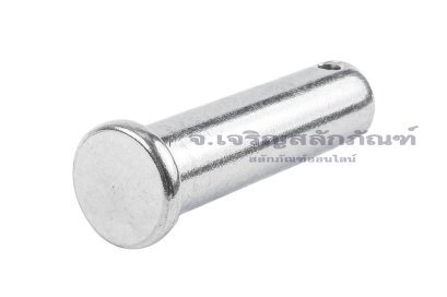 สลักหัวแบนกลม-ปิ๊นหัวแบนสแตนเลส (Stainless Steel Clevis Pin) ขนาด 16x60