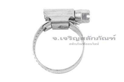 เข็มขัดรัดท่อสแตนเลสเกรด 304 ทั้งตัวรุ่นตัน TJBC All-Stainless-Steel Belt (หน้าตัด 12x0.7 mm) ขนาด 16-25 mm
