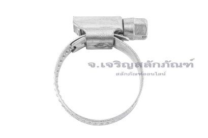 เข็มขัดรัดท่อสแตนเลสเกรด 304 ทั้งตัวรุ่นตัน TJBC All-Stainless-Steel Belt (หน้าตัด 12x0.7 mm) ขนาด 16-27 mm