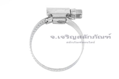 เข็มขัดรัดท่อสแตนเลสเกรด 304 ทั้งตัวรุ่นตัน TJBC All-Stainless-Steel Belt (หน้าตัด 12x0.7 mm) ขนาด 25-35 mm