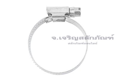 เข็มขัดรัดท่อสแตนเลสเกรด 304 ทั้งตัวรุ่นตัน TJBC All-Stainless-Steel Belt (หน้าตัด 12x0.7 mm) ขนาด 25-40 mm