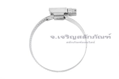 เข็มขัดรัดท่อสแตนเลสเกรด 304 ทั้งตัวรุ่นตัน TJBC All-Stainless-Steel Belt (หน้าตัด 12x0.7 mm) ขนาด 35-50 mm