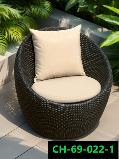 artificial rattan chair