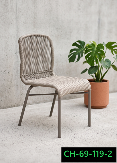 artificial rattan chair